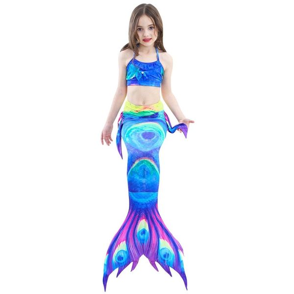3 pcs sets children swimming mermaid tails bikini cosplay mermaid swimwear size 150, White;black
3 pcs sets children swimming mermaid tails bikini cosplay mermaid swimwear size 150, White;black