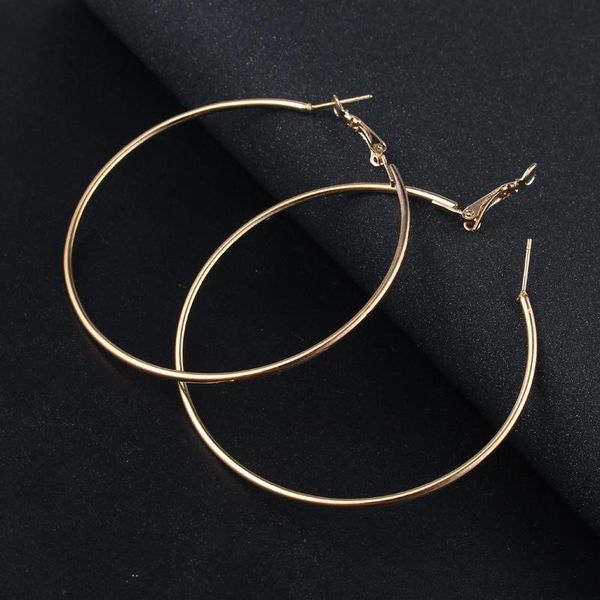 hoop & huggie 1pair lady exaggerated earrings 60mm gold smooth big for women korean bijoux jewelry circle pendientes e329, Golden;silver
hoop & huggie 1pair lady exaggerated earrings 60mm gold smooth big for women korean bijoux jewelry circle pendientes e329, Golden;silver