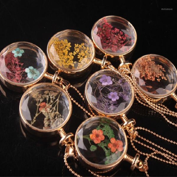 pendant necklaces 2021 fashion perfume bottle clear glass necklace handmade true dried flower charm gold chain women jewelry necklace1, Silver
pendant necklaces 2021 fashion perfume bottle clear glass necklace handmade true dried flower charm gold chain women jewelry necklace1, Silver
