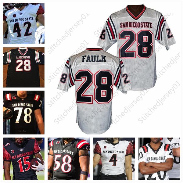 custom san diego state aztecs football jersey marshall faulk ncaa college 45 jesse matthews 68 myles cheatum 65 cameron thomas 20 rashaad pe, Black
custom san diego state aztecs football jersey marshall faulk ncaa college 45 jesse matthews 68 myles cheatum 65 cameron thomas 20 rashaad pe, Black