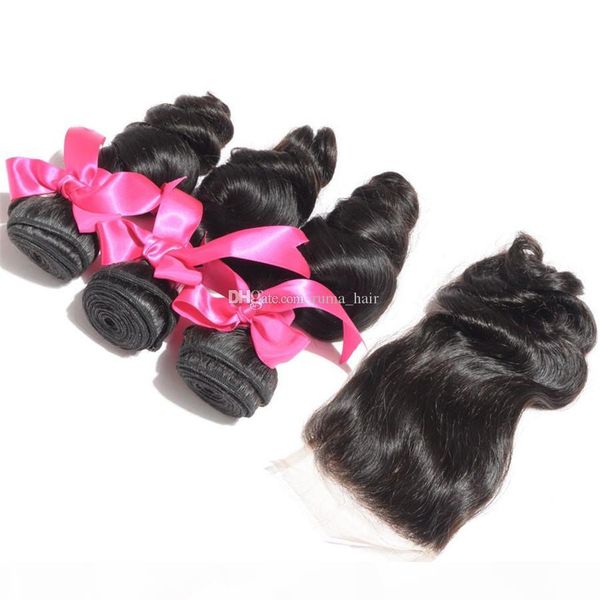 peruvian virgin human hair bundles with lace closure loose wave hair extensions with lace closure 4pcs lot loose deep wavy lace closure, Black;brown
peruvian virgin human hair bundles with lace closure loose wave hair extensions with lace closure 4pcs lot loose deep wavy lace closure, Black;brown