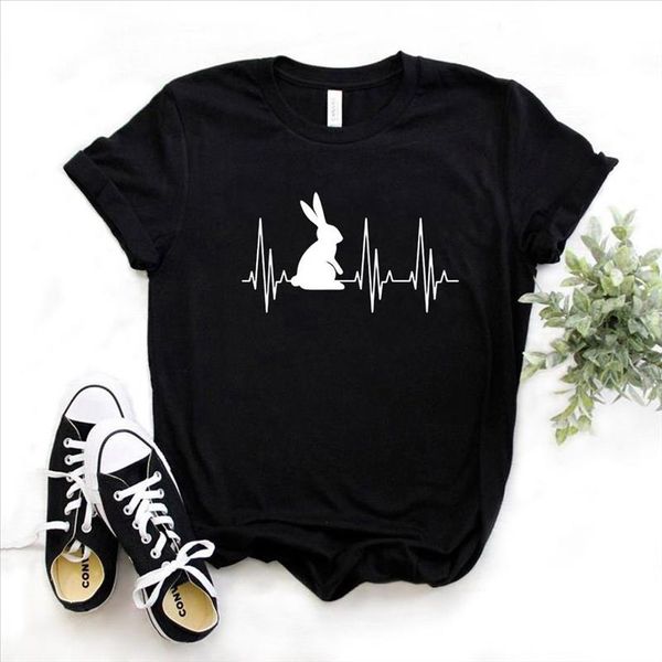 bunny heartbeat rabbit print women tshirt cotton casual funny t shirt for lady yong girl tee hipster drop ship s 447, White
bunny heartbeat rabbit print women tshirt cotton casual funny t shirt for lady yong girl tee hipster drop ship s 447, White