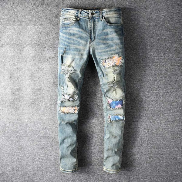 mens designer famous mens jeans mens skinny jeans men ripped skinny slim elastic denim fit biker men jeans, Blue
mens designer famous mens jeans mens skinny jeans men ripped skinny slim elastic denim fit biker men jeans, Blue