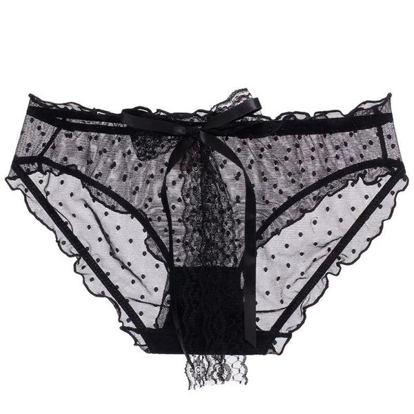 women's panties women transparent bow summer cute mesh lace chiffon young girl sweet briefs underwear, Black;pink
women's panties women transparent bow summer cute mesh lace chiffon young girl sweet briefs underwear, Black;pink