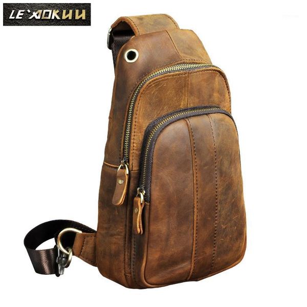 waist bags original leather men casual fashion travel triangle chest sling bag design 8" tablets one shoulder strap daypack male 80061
waist bags original leather men casual fashion travel triangle chest sling bag design 8" tablets one shoulder strap daypack male 80061