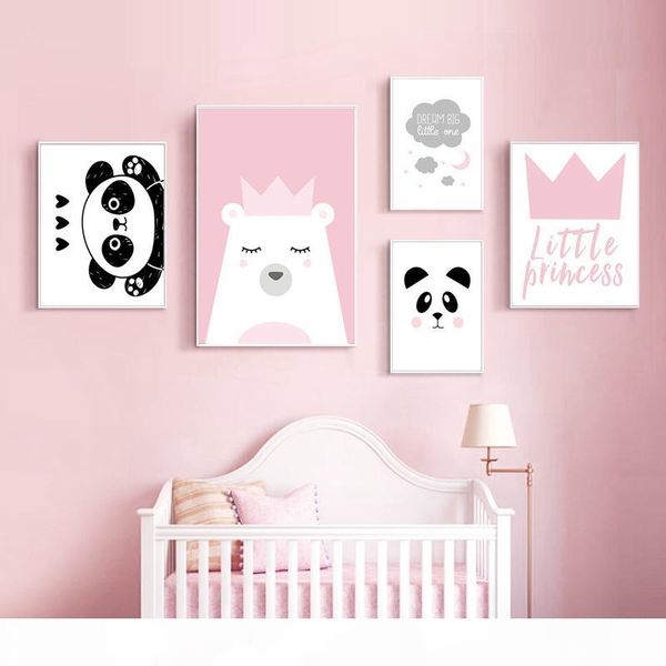 kawaii nursery wall art cartoon pink bear canvas poster dream big quote print painting nordic baby girl room decor pictures
kawaii nursery wall art cartoon pink bear canvas poster dream big quote print painting nordic baby girl room decor pictures