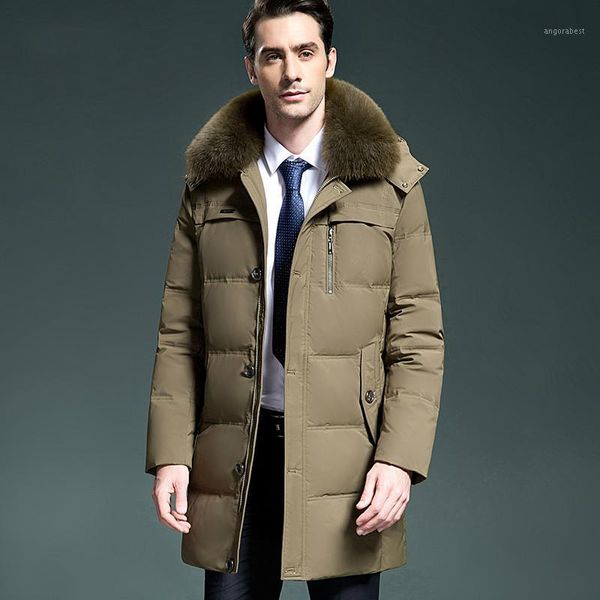 2020 new men's down jacket winter long coat men fur collar thick puffer jackets parka doudoune hiver homme kj10261, Black
2020 new men's down jacket winter long coat men fur collar thick puffer jackets parka doudoune hiver homme kj10261, Black