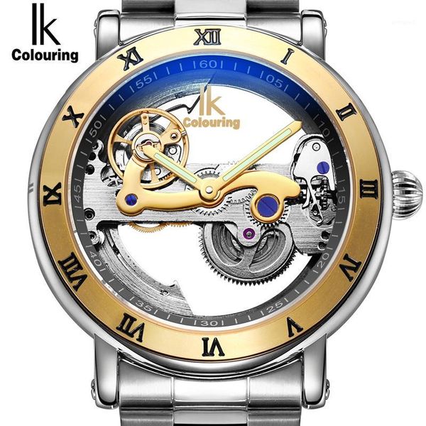 wristwatches genuine ik colouring creative hollow automatic mechanical watch design watches steel brand men skeleton relogio masculino1, Slivery;brown
wristwatches genuine ik colouring creative hollow automatic mechanical watch design watches steel brand men skeleton relogio masculino1, Slivery;brown