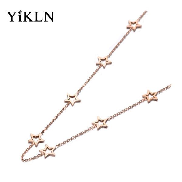chains yikln titanium stainless steel cz crystal love star choker necklaces for women girls chic charm pendant necklace yn19200, Silver
chains yikln titanium stainless steel cz crystal love star choker necklaces for women girls chic charm pendant necklace yn19200, Silver