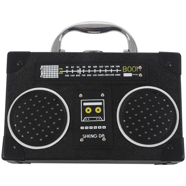 radio box women single shoulder bag vintige female pu leather messenger bag personality lady black
radio box women single shoulder bag vintige female pu leather messenger bag personality lady black