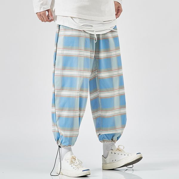 2021 new ankle-length plaid sweatpants streetwear spring autumn hip hop pants men's casual korean oversize joggers trouers wr9t, Black
2021 new ankle-length plaid sweatpants streetwear spring autumn hip hop pants men's casual korean oversize joggers trouers wr9t, Black