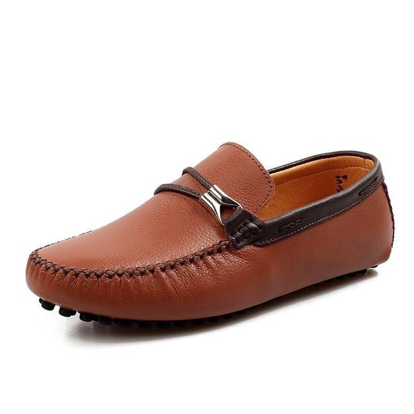 men loafers genuine leather comfortable male slip-on peas shoes driving shoes men casual flats moccasin business %, Black
men loafers genuine leather comfortable male slip-on peas shoes driving shoes men casual flats moccasin business %, Black