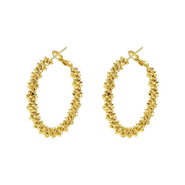 hoop & huggie 2021 big circle round earrings for women's fashion statement golden punk charm party jewelry, Golden;silver
hoop & huggie 2021 big circle round earrings for women's fashion statement golden punk charm party jewelry, Golden;silver