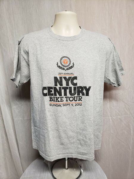 2012 23rd annual nyc century bike tour large gray tshirt sport hooded sweatshirt hoodie
2012 23rd annual nyc century bike tour large gray tshirt sport hooded sweatshirt hoodie