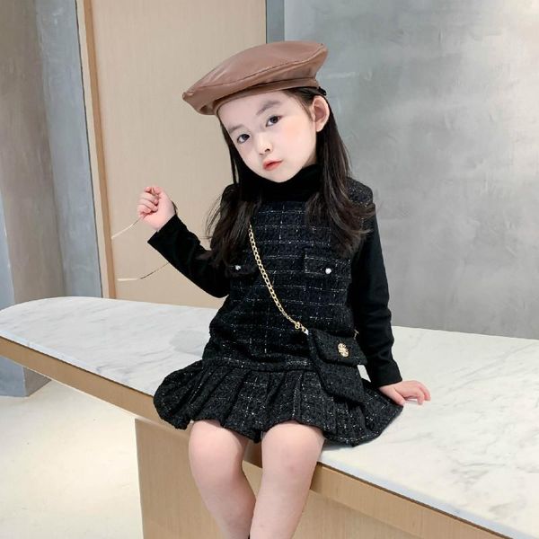 girl's dresses 2021 autumn arrival girls princess tweed dress kids vest with bag, Red;yellow
girl's dresses 2021 autumn arrival girls princess tweed dress kids vest with bag, Red;yellow