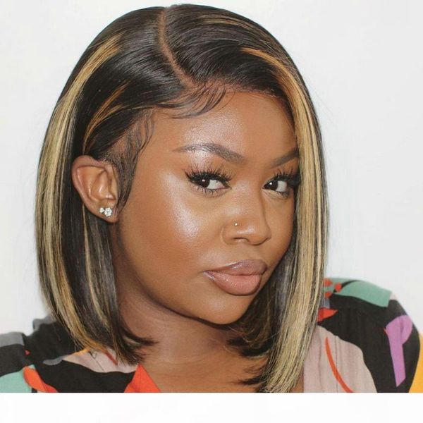 13x4 lace front wig 150% ombre highlight invisible color bob wig lace front human hair wigs for women brazilian remy hair, Black;brown
13x4 lace front wig 150% ombre highlight invisible color bob wig lace front human hair wigs for women brazilian remy hair, Black;brown