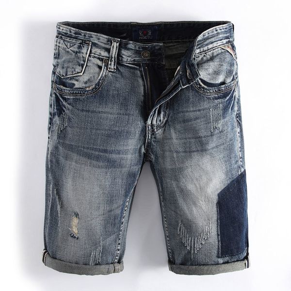 2021 new male summer style jeans high-quality blue-color denim men's shorts mark short pants ne06
2021 new male summer style jeans high-quality blue-color denim men's shorts mark short pants ne06