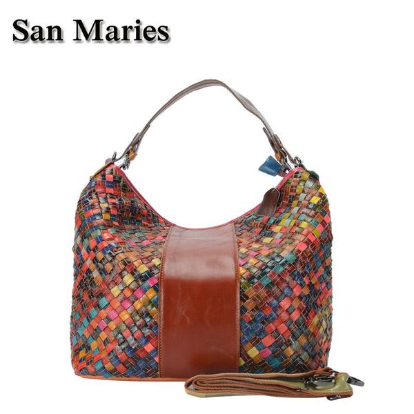 san maries real leather woman knitting hand bags luxury designer handbags colorful ladies fashion shoulder totes
san maries real leather woman knitting hand bags luxury designer handbags colorful ladies fashion shoulder totes