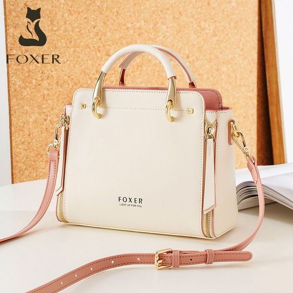 foxer women fashion cow leather handbag handle purse commute cross body bag elegant ladies shoulder bag female totes c1223
foxer women fashion cow leather handbag handle purse commute cross body bag elegant ladies shoulder bag female totes c1223