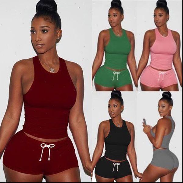 2 pcs seller fashion women casual solid vest fitness pullover tank crop shorts workout outfit sets, Gray
2 pcs seller fashion women casual solid vest fitness pullover tank crop shorts workout outfit sets, Gray