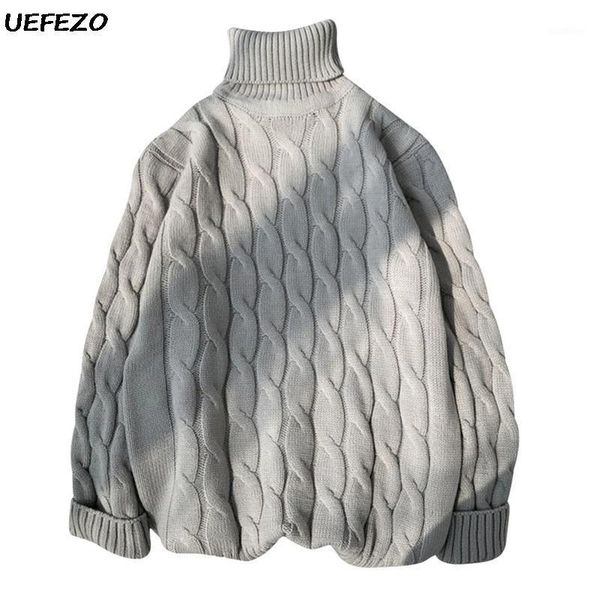 men's sweaters uefezo winter men solid color sweater high neck thick warm twist jumper loose turtleneck slim fit pullover knitwear1, White;black
men's sweaters uefezo winter men solid color sweater high neck thick warm twist jumper loose turtleneck slim fit pullover knitwear1, White;black