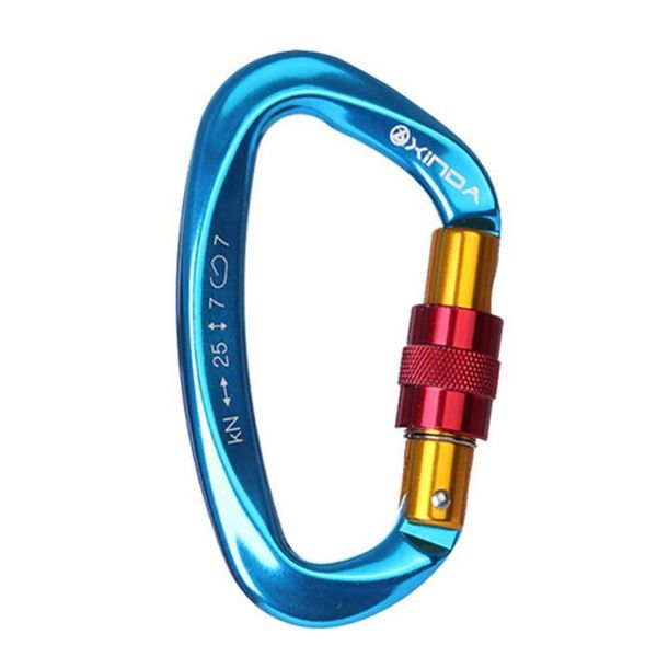 25kn aluminum steel rock carabiner screw locking outdoor climbing d-shape lock climbing insurance c jllxvn
25kn aluminum steel rock carabiner screw locking outdoor climbing d-shape lock climbing insurance c jllxvn