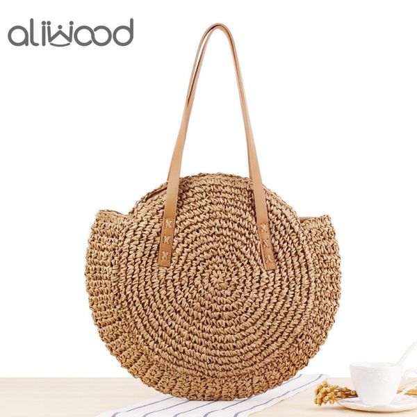 aliwood women shoulder bags round straw bags large capacity hollow wicker beach tote bohemian rattan handbags
aliwood women shoulder bags round straw bags large capacity hollow wicker beach tote bohemian rattan handbags