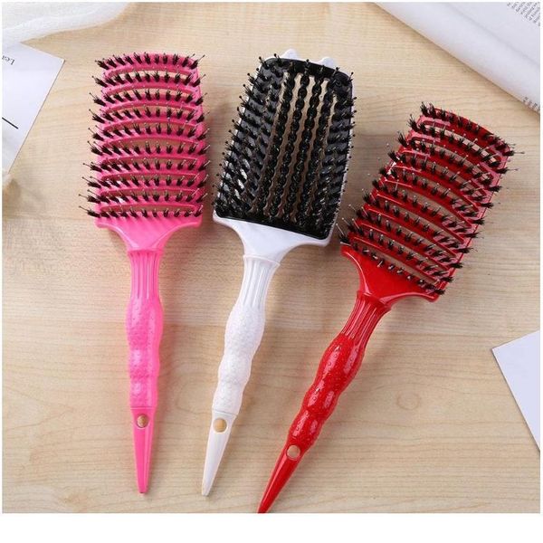 professional scalp massage comb anti-static big bent bristle hair comb brush women men hair styl sqccir, Silver
professional scalp massage comb anti-static big bent bristle hair comb brush women men hair styl sqccir, Silver