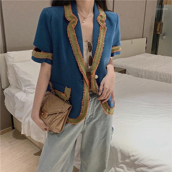 alien kitty stylish retro color-hit loose patchwork office ladies pearls buttons short sleeves vintage plus short coats balzers1, White;black
alien kitty stylish retro color-hit loose patchwork office ladies pearls buttons short sleeves vintage plus short coats balzers1, White;black