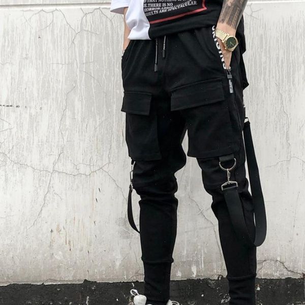 streetwear pants men trousers ribbon casual black slim mens joggers pants cargo pockets hip pop trousers male running pants 2021
streetwear pants men trousers ribbon casual black slim mens joggers pants cargo pockets hip pop trousers male running pants 2021