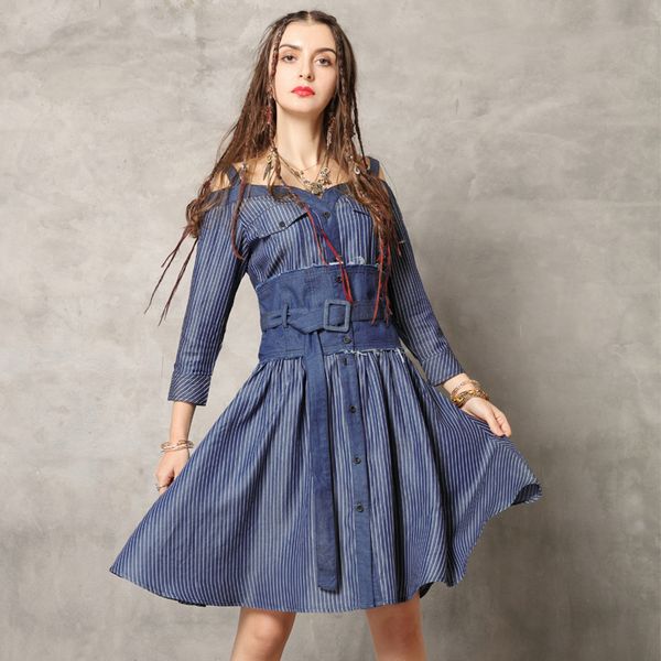 stylish women's 2021 black friday autumn dress new striped waist seal fake two-piece long-sleeved suit dress a82156, White
stylish women's 2021 black friday autumn dress new striped waist seal fake two-piece long-sleeved suit dress a82156, White