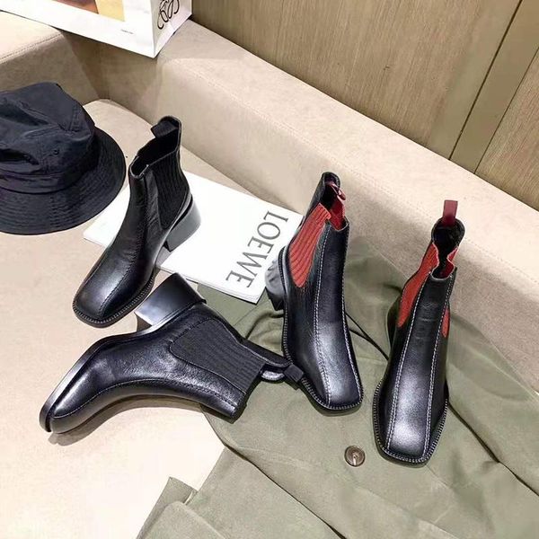 boots bottes femme calzado mujer square toe shoes woman mixed colors botas heels ladies elastic ankle, Black
boots bottes femme calzado mujer square toe shoes woman mixed colors botas heels ladies elastic ankle, Black