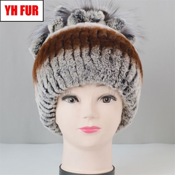 women 100% cap fox flower beanies hat new russian winter knitted real rex rabbit fur hats y200102 s, Blue;gray
women 100% cap fox flower beanies hat new russian winter knitted real rex rabbit fur hats y200102 s, Blue;gray
