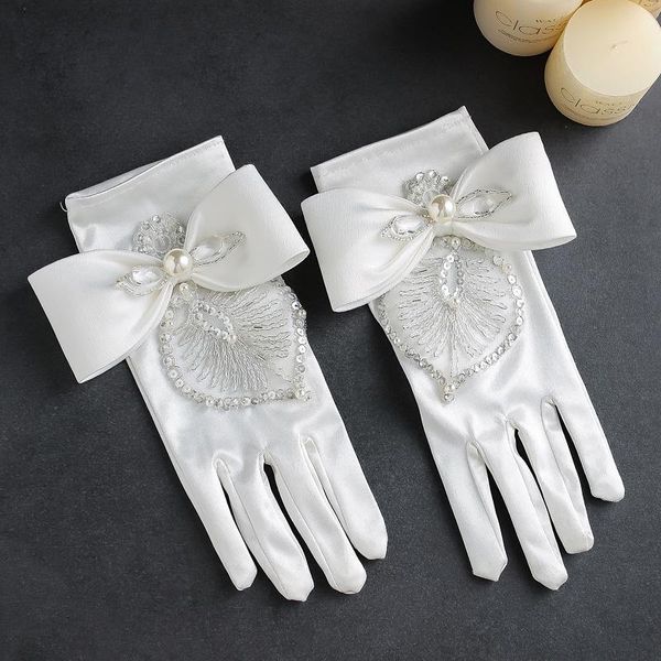 bridal gloves bowknot pearl beaded satin gloves wowen wedding gloves for bride finger gants de femmes dress with h sqcmhw, White
bridal gloves bowknot pearl beaded satin gloves wowen wedding gloves for bride finger gants de femmes dress with h sqcmhw, White