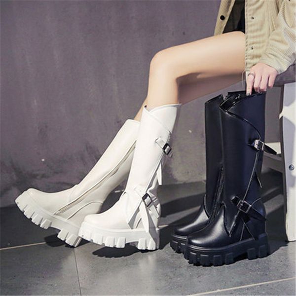 boots high women autumn winter warm side zipper knights' round toe chunky platforms knee eu 34-39, Black
boots high women autumn winter warm side zipper knights' round toe chunky platforms knee eu 34-39, Black