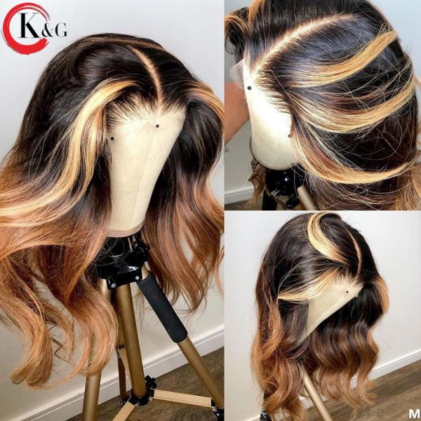 lace wigs kungang highlight t-part middle part front human hair wave 150% density with baby ratio non-remy, Black;brown
lace wigs kungang highlight t-part middle part front human hair wave 150% density with baby ratio non-remy, Black;brown