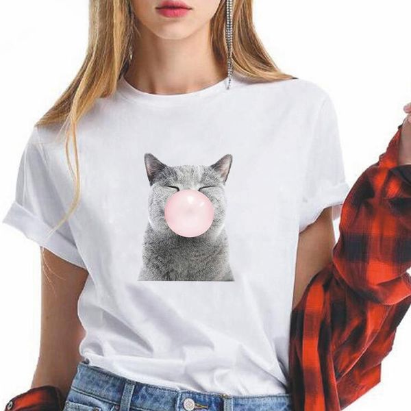 aesthetic gorgeous new t shirt women style trendy pretty vogue t-shirt big grey cat blowing bubbles graphic print tshirt, White
aesthetic gorgeous new t shirt women style trendy pretty vogue t-shirt big grey cat blowing bubbles graphic print tshirt, White