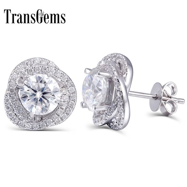 transgems 2 ctw lab grown moissanite diamond stud earrings push back in solid 14k white gold for women fine jewelry y200620, Golden;silver
transgems 2 ctw lab grown moissanite diamond stud earrings push back in solid 14k white gold for women fine jewelry y200620, Golden;silver