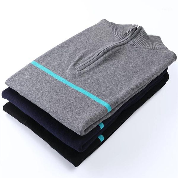 brand streetwear men half zipper casual cotton sweater jersey jumper hombre pull homme knitted sweaters1, White;black
brand streetwear men half zipper casual cotton sweater jersey jumper hombre pull homme knitted sweaters1, White;black