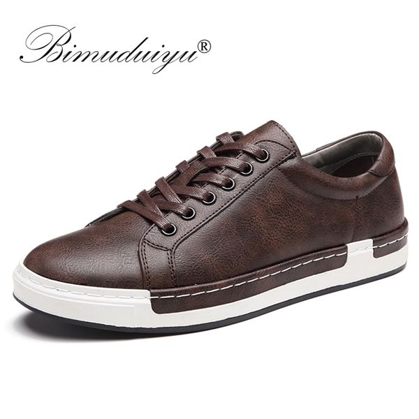 bimuduiyu autumn new casual mens leather flats lace-up simple stylish male large sizes oxford shoes for men y200106, Black
bimuduiyu autumn new casual mens leather flats lace-up simple stylish male large sizes oxford shoes for men y200106, Black
