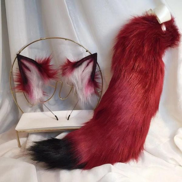 new red wolf anime beast ear beast tail wolf ear cat headband custom cosplay 
new red wolf anime beast ear beast tail wolf ear cat headband custom cosplay