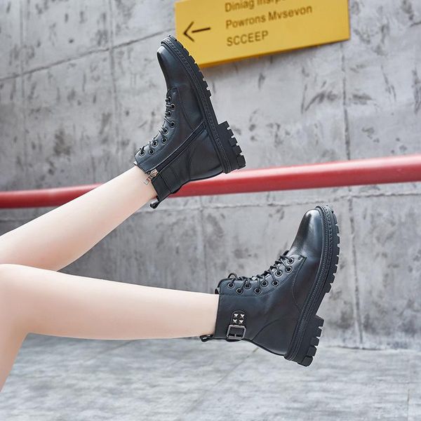 layer cowhide autumn / winter 2020 new thick bottomed martin boots women's leisure knights' boots, Black
layer cowhide autumn / winter 2020 new thick bottomed martin boots women's leisure knights' boots, Black