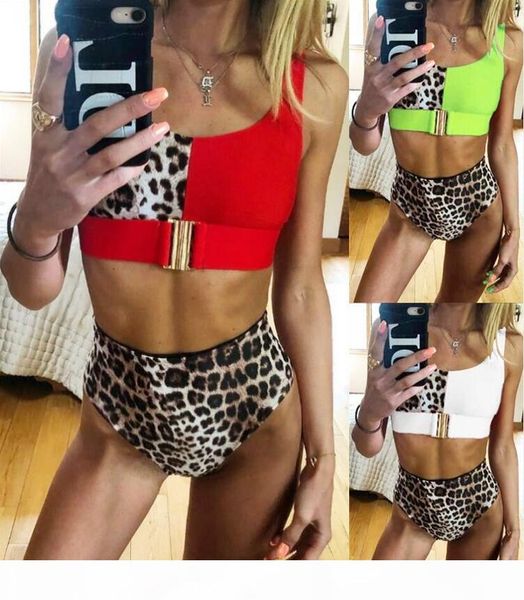 2020 explosion models bikini high waist leopard stitching bikini european and american ladies swimwear split bikini, White;black
2020 explosion models bikini high waist leopard stitching bikini european and american ladies swimwear split bikini, White;black