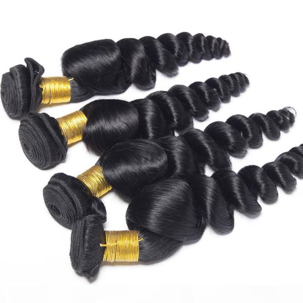 unprocessed brazilian virgin hair weave 4 bundles brazilian loose wave human hair weaves loose curly hair extensions, Black
unprocessed brazilian virgin hair weave 4 bundles brazilian loose wave human hair weaves loose curly hair extensions, Black