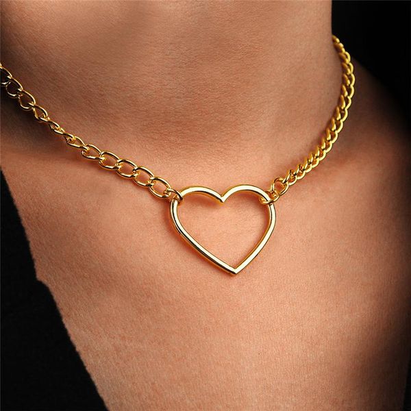 ailodo sweet love heart choker necklace statement girlfriend gift cute silver color necklace jewelry collier femme 2020 20mar08, Golden;silver
ailodo sweet love heart choker necklace statement girlfriend gift cute silver color necklace jewelry collier femme 2020 20mar08, Golden;silver