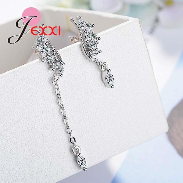 stylish shiny cubic zircons elegant real 925 sterling silver long earrings for women wedding luxury jewelry
stylish shiny cubic zircons elegant real 925 sterling silver long earrings for women wedding luxury jewelry