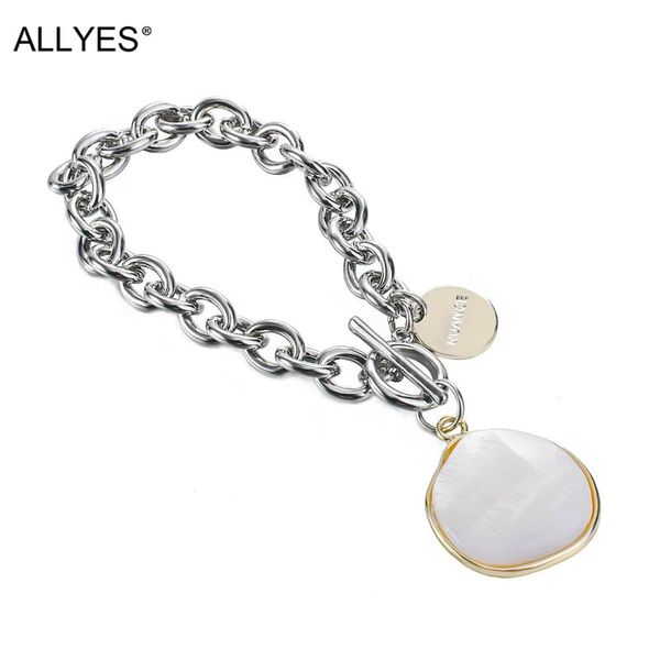allyes nuance sequin simple boho punk metal chain bracelet bangle for women armband shell charm bracelets friend jewelry, Golden;silver
allyes nuance sequin simple boho punk metal chain bracelet bangle for women armband shell charm bracelets friend jewelry, Golden;silver