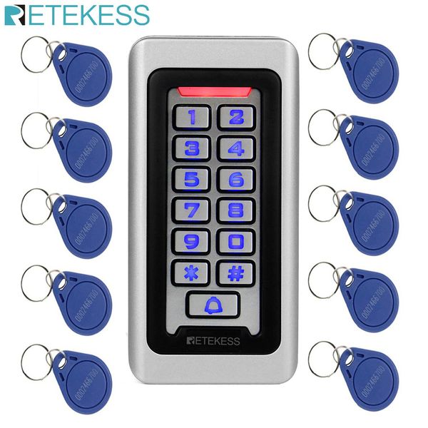 retekess t-ac03 rfid door access control system ip68 waterproof metal keypad proximity card standalone with 2000 users
retekess t-ac03 rfid door access control system ip68 waterproof metal keypad proximity card standalone with 2000 users