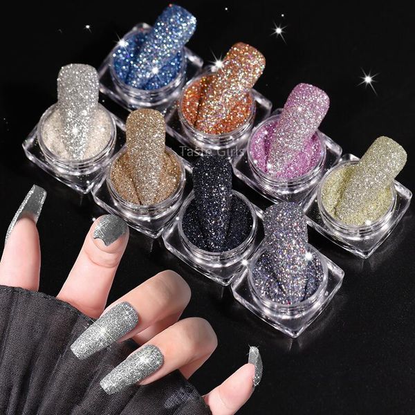 nail glitter 6 colors/set sparked holographic fine crystal diamond drilling powder fragment acrylic art decoration diy, Silver;gold
nail glitter 6 colors/set sparked holographic fine crystal diamond drilling powder fragment acrylic art decoration diy, Silver;gold