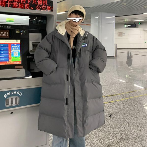 men's down & parkas 2021 spring and winter youth loose solid color thick mid-length hooded cotton coat fashionable casual top, Black
men's down & parkas 2021 spring and winter youth loose solid color thick mid-length hooded cotton coat fashionable casual top, Black